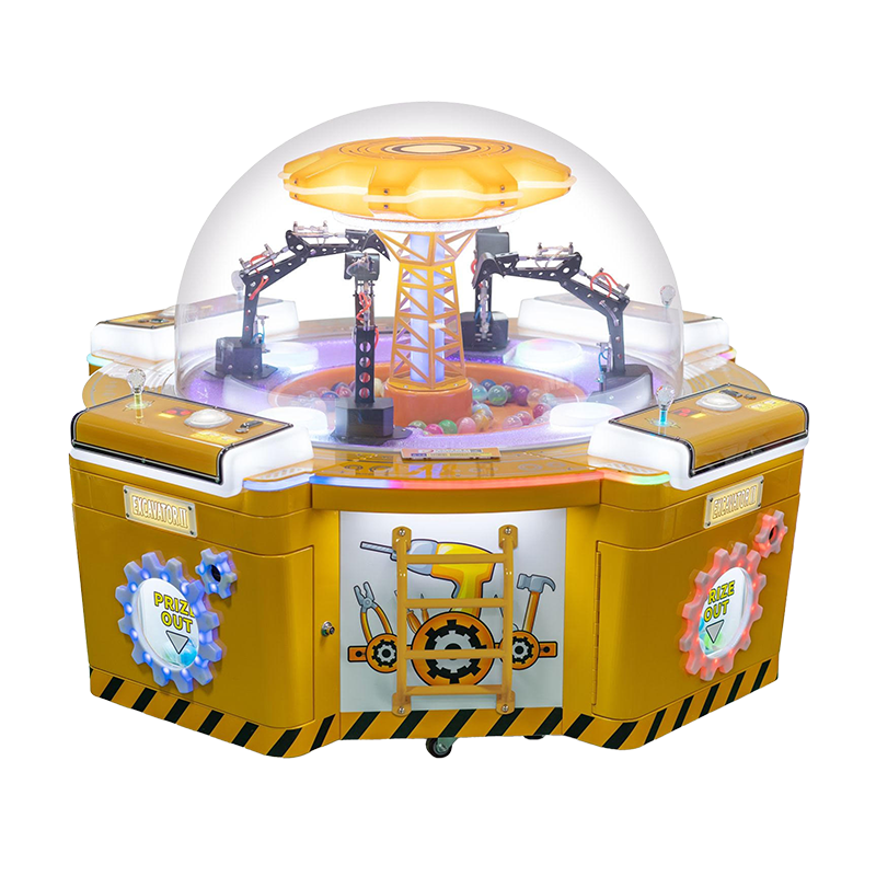 Location machine de jeu multi-joueurs bulldozer pour enfants sur l'ile de La Réunion (974)